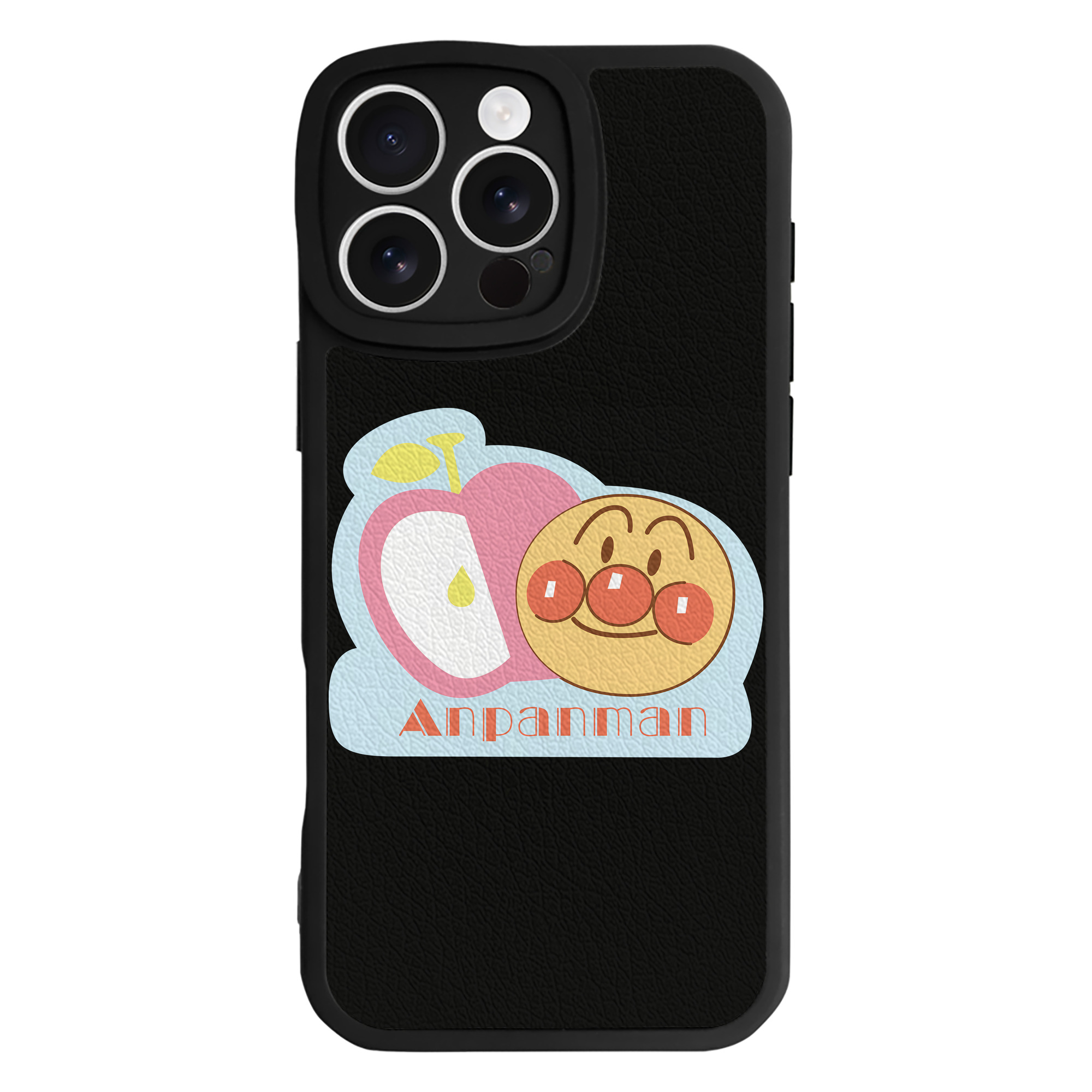 （画像用） アンパンマン Anpanman 【iPhone 16シリーズ対応】シリコンスマホケース（レザー調） 材質：シリコン